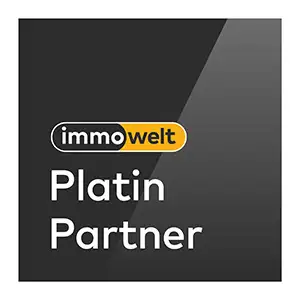 Siegel Immowelt Platin Logo